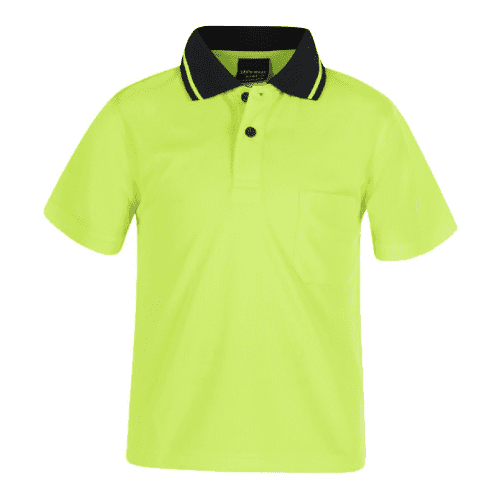 Hi Vis Non Cuff Traditional Polo